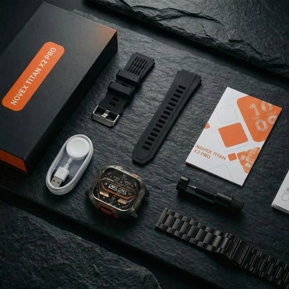 Novex™ Titan X2 Pro - Rugged GPS Smartwatch