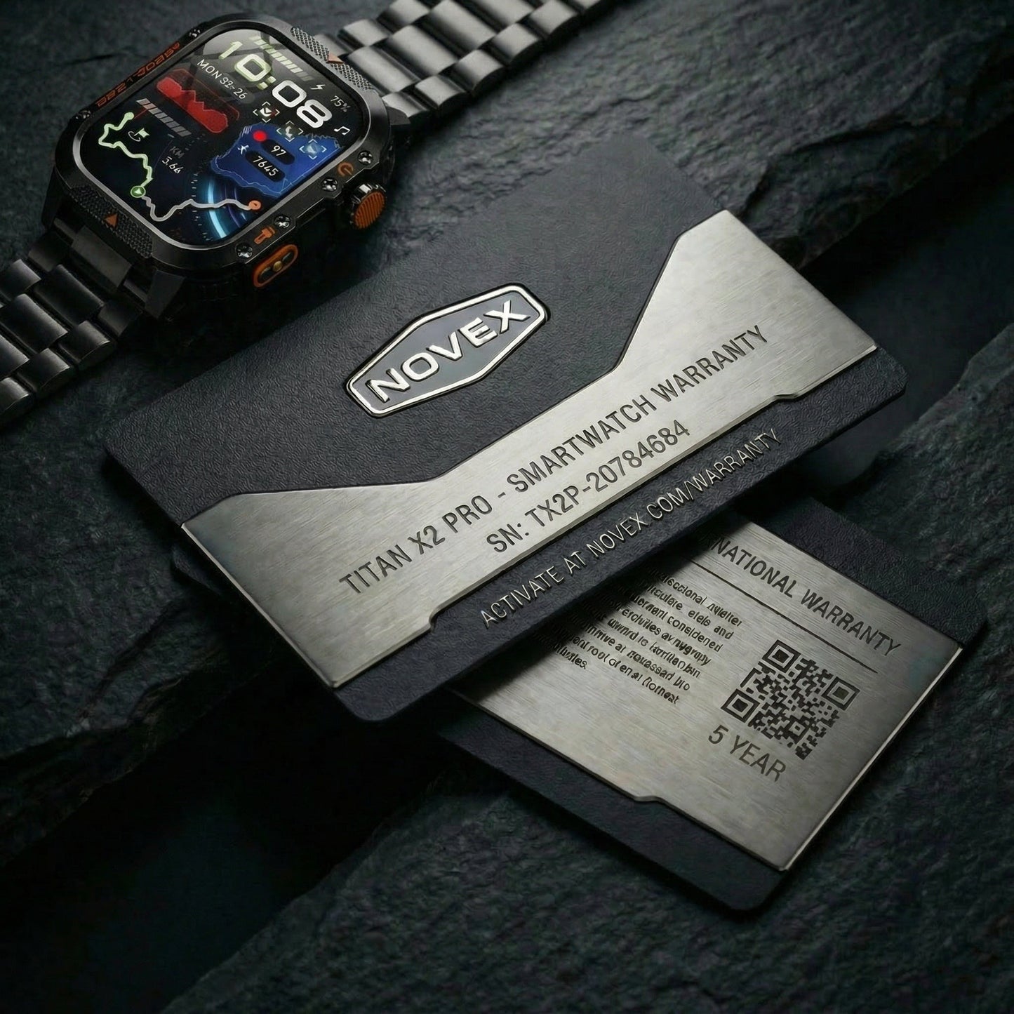 Novex™ Titan X2 Pro - Rugged GPS Smartwatch