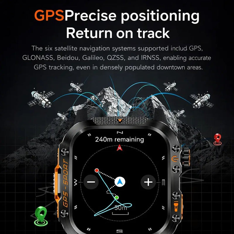 Novex™ Titan X2 Pro - Rugged GPS Smartwatch