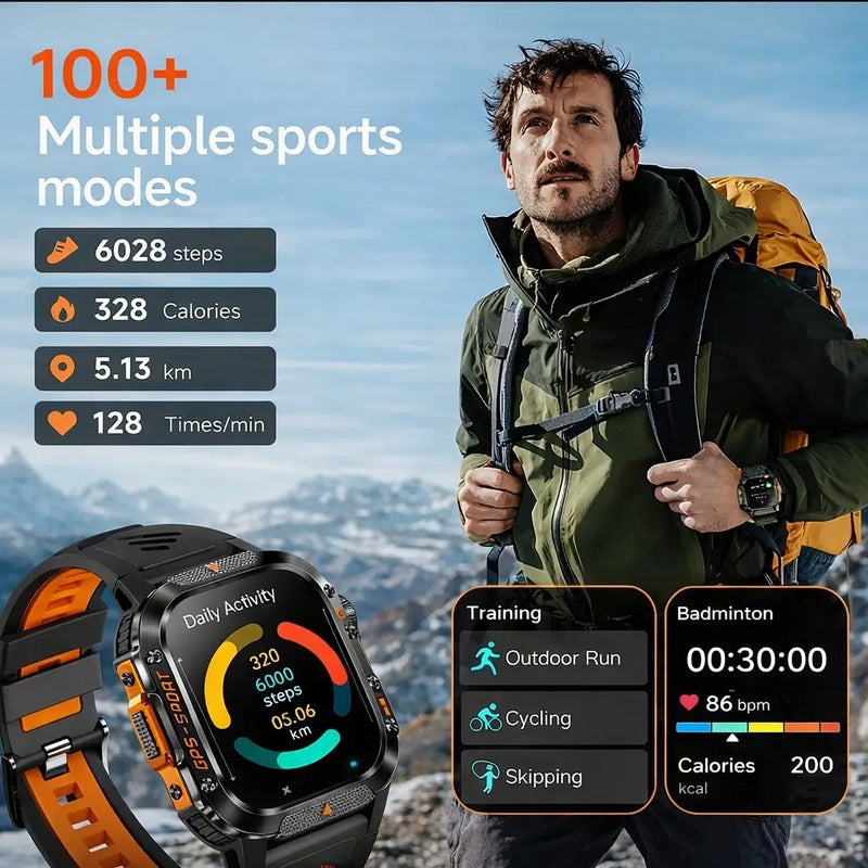 Novex™ Titan X2 Pro - Rugged GPS Smartwatch