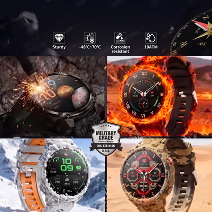 Novex™ Titan X4 Pro - Rugged GPS Smartwatch