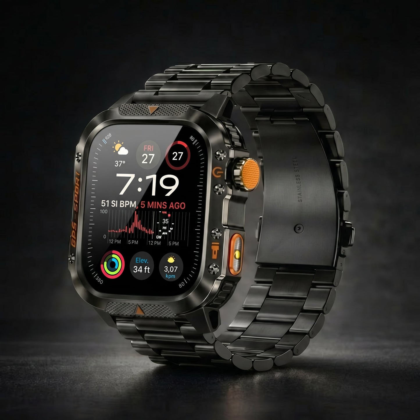 Novex™ Titan X2 Pro - Rugged GPS Smartwatch